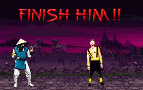 mortal kombat fatality gif|mortal kombat finish him gif.